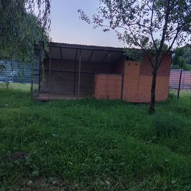 Вольер для собак бу уличный с будкой и хозблоком